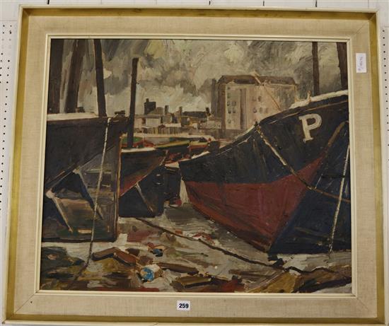 R. Avis oil Barges